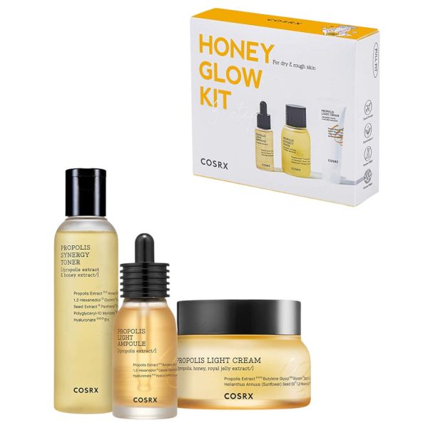 Cosrx Honey Glow Kit Propolis Trial Kit (3 Step)