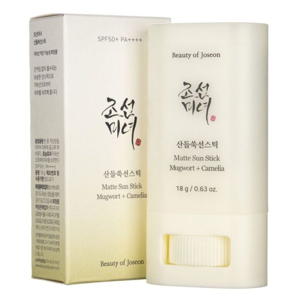 BEAUTY OF JOSEON MATTE SUN STICK : MUGWORT+CAMELIA 18G