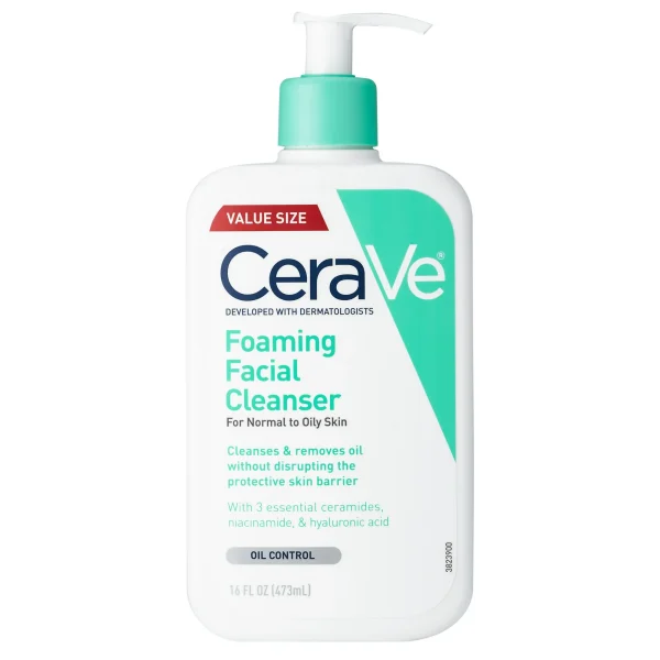 Cerave Foaming Facial Cleanser For Body and Face 473mL