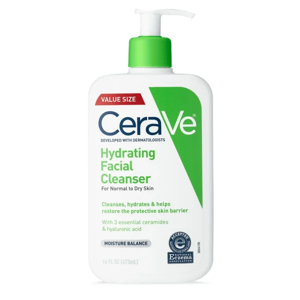 CeraVe Hydrating Facial Cleanser for face 473ml