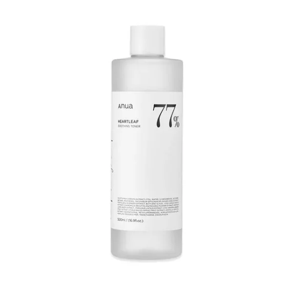 ANUA HEARTLEAF 77% SOOTHING TONER JUMBO 500ML