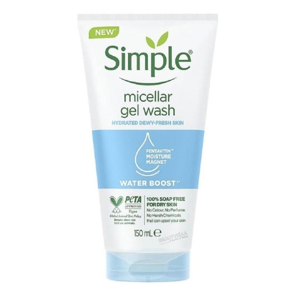 Simple Water Boost Micellar Facial Gel Wash 150ml