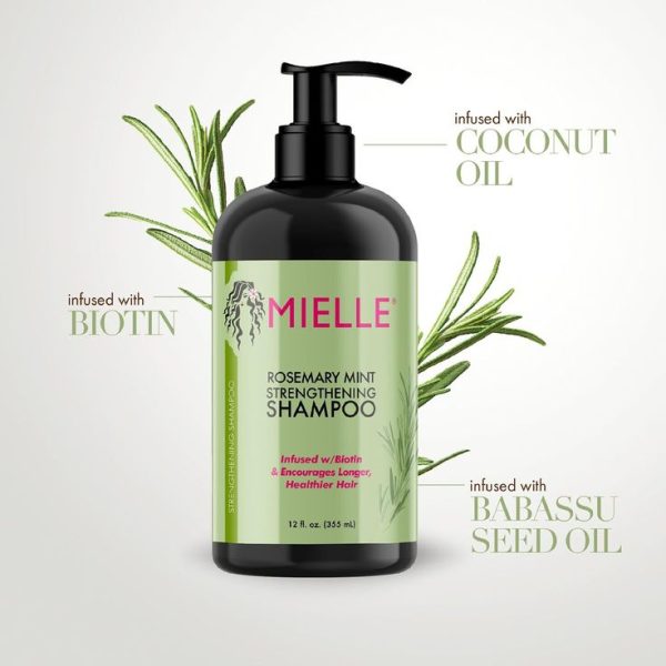 MIELLE ROSEMARY MINT STRENGTHENING SHAMPOO 355ML