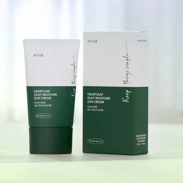 Anua – Heartleaf Silky Moisture Sun Cream – 50ml