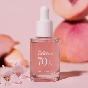 Anua – Peach 70% Niacinamide Serum – 30ml